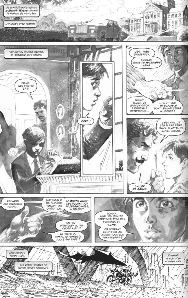 Planche du comics Batman SIlence 2 chapitre 2
