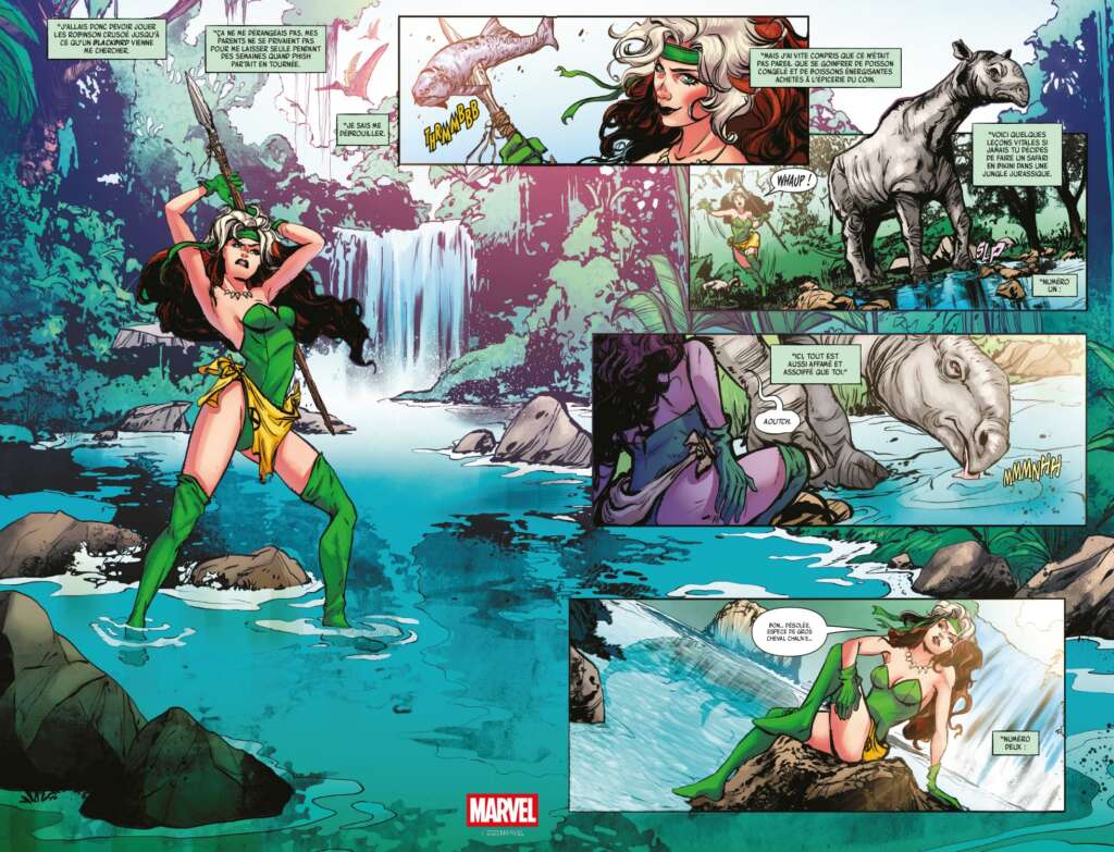 Planche de comics extraite de Malicia Terre Sauvage