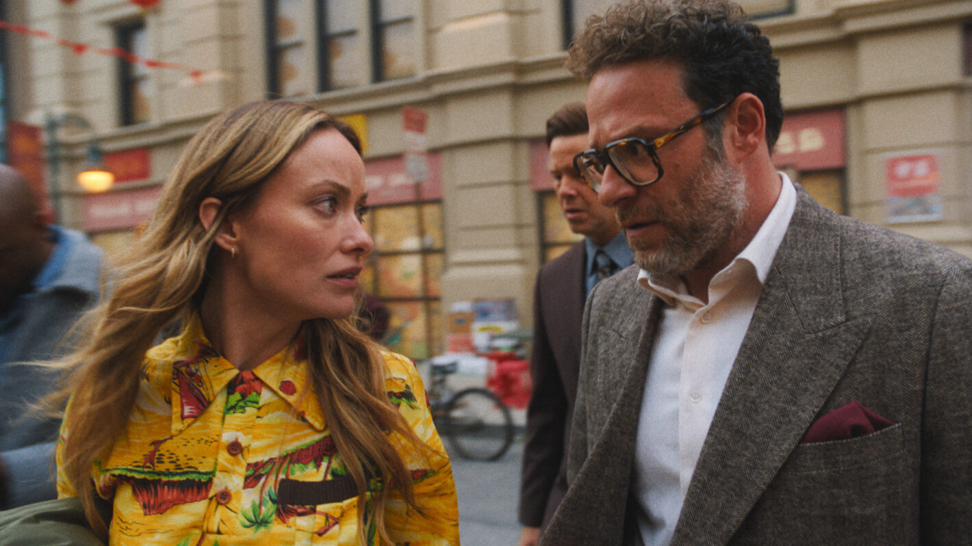 Olivia Wilde et Seth Rogen dans la saison 1 de The Studio